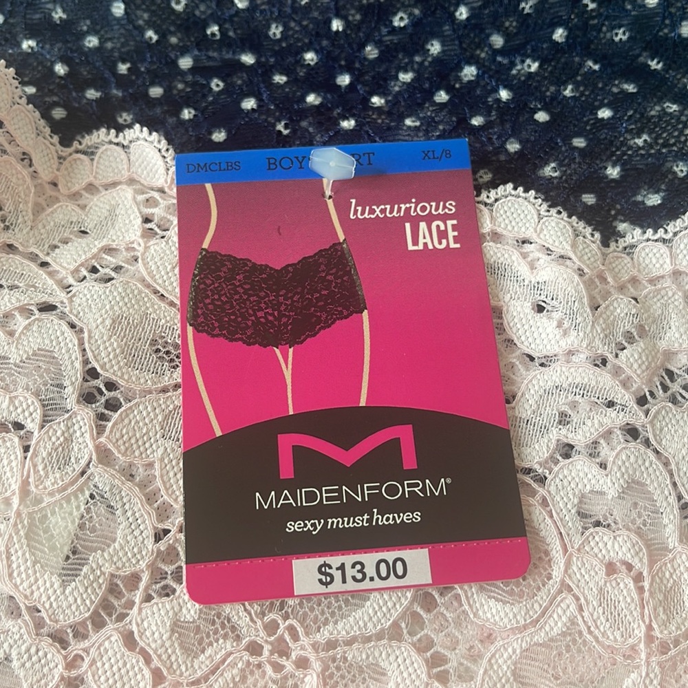 Maidenform Assortment of Lace Panties - 3 Pairs Size XL / 8 - Picture 6 of 9